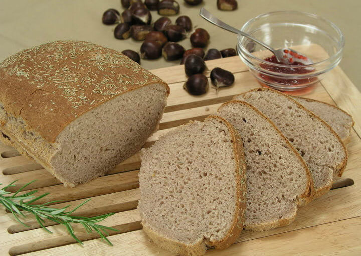 Kruh od kestena s ružmarinom