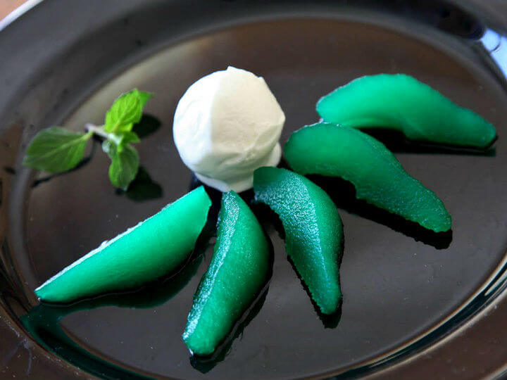 Zelene kruške sa sladoledom od limuna - Fini Recepti by Crochef