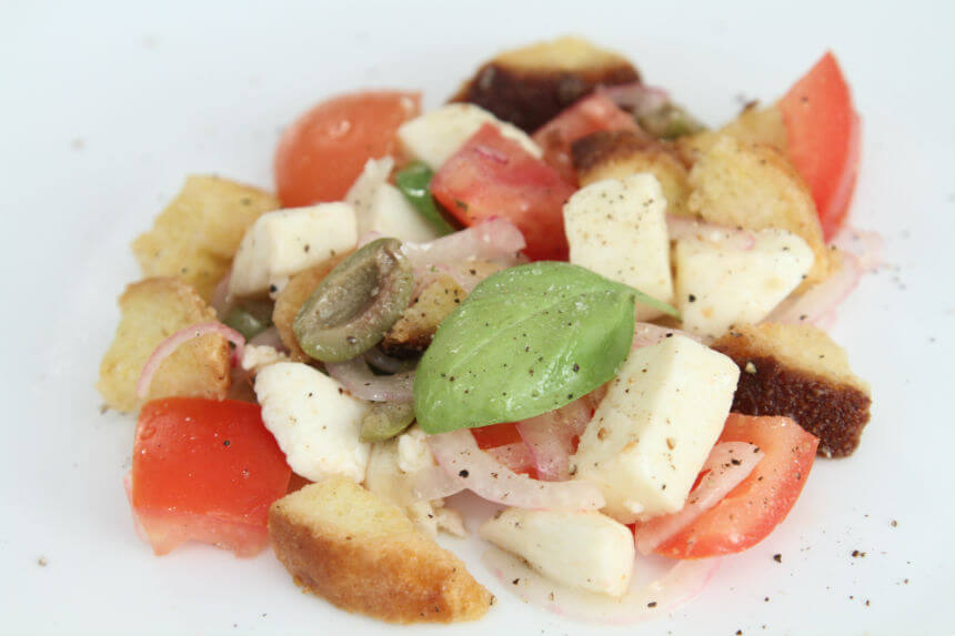 Salata panzanella - Fini Recepti by Crochef