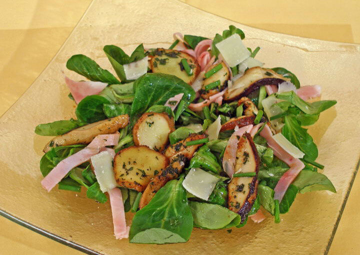 Vrganji na salati od matovilca